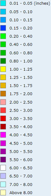 Precipitation Legend